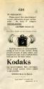 Advertisement for Kodak Cameras