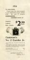 Kodak advertisement for Eastman's No. 2 Eureka Jr. Camera