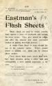 Kodak advertisement for Eastman's Flash Sheets