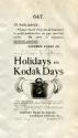 Advertisement for Kodak cameras