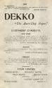 Kodak advertisement for Dekko Paper