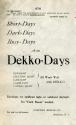 Kodak advertisement for Dekko Paper