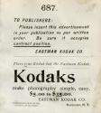 Advertisement for Kodak photography