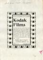 Advertisement for Kodak Films