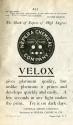 Nepera Chemical Company advertisement for Velox Paper