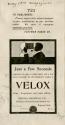 Nepera Chemical Company advertisement for Velox Paper