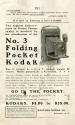 Advertisement for the No. 3 Folding Pocket Kodak Camera