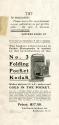 Advertisement for the No. 3 Folding Pocket Kodak Camera
