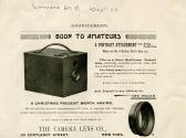 Camera Lens Co. advertisement for a portrait attachment for film cameras