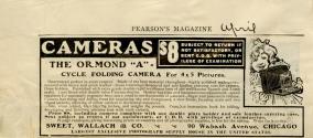 Sweet, Wallach & Co. advertisement for the Ormond "A" Cycle Folding Camera