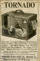 Rockford Silver Plate Co. advertisement for the Tornado Magazine Plate Camera