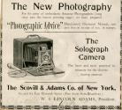 Scovill & Adams Co. advertisement for the Solograph Camera
