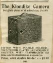 Advertisement for the Klondike Camera