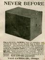 Advertisement for the Yale Camera