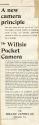 Advertisement for the Willsie Pocket Camera
