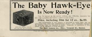 Blair Camera Company advertisement for the Baby Hawk-Eye Camera