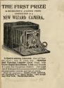 Manhattan Optical Co. advertisement for the New Wizard Camera