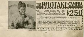 Chicago Camera Co. advertisement for the Photake Camera