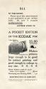 Advertisement for the Pocket Kodak Camera