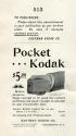 Advertisement for the Pocket Kodak Camera
