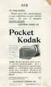 Advertisement for the Pocket Kodak Camera