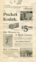 Advertisement for the Pocket Kodak Camera