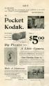 Advertisement for the Pocket Kodak Camera