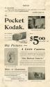 Advertisement for the Pocket Kodak Camera