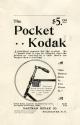 Advertisement for the Pocket Kodak Camera