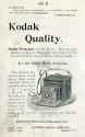 Advertisement for Kodak cameras