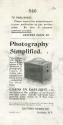 Kodak advertisement for the Bullet Camera