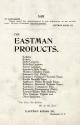 Kodak advertisement for various Eastman products