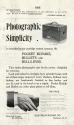 Advertisement for Pocket Kodak, Bullet & Bulls-Eye Cameras