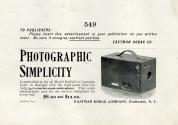 Kodak advertisement for the Bulls-Eye Camera
