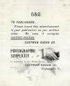 Advertisement for the Pocket Kodak Camera