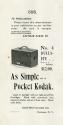 Kodak advertisement for the No. 4 Bulls-Eye Camera