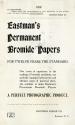 Kodak advertisement for Eastman's Permanent Bromide Papers