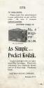 Kodak advertisement for the No. 4 Bulls-Eye Camera
