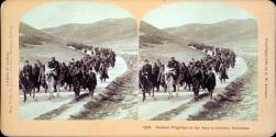 Russian Pilgrims on the way to Jericho, Palestine.