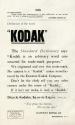 Advertisement for Bicycle Kodak Cameras