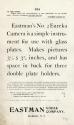 Kodak advertisement for Eastman's No. 2 Eureka Camera