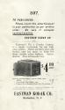 Kodak advertisement for Eastman's No. 2 Eureka Camera