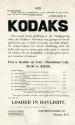Advertisement for Kodak cameras