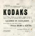Advertisement for Kodak cameras