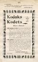 Advertisement for Kodak & Kodet Cameras