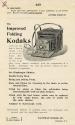 Advertisement for Improved Folding Kodak Cameras