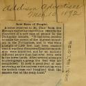 Newspaper article regarding the discovery of a new race of people in the Philippine Islands and how they were photographed