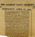 Newspaper article praising the Kodak Camera