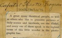 Magazine clipping praising the Kodak Camera