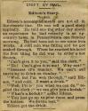 Newspaper story about Thomas Edison and the popularity of the Kodak phrase, "You press the button, we do the rest"